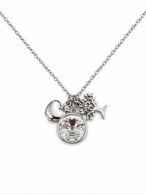 CHARMING INSPIRATIONS Swarovski Crystal Family Apple Tree Gift Necklace